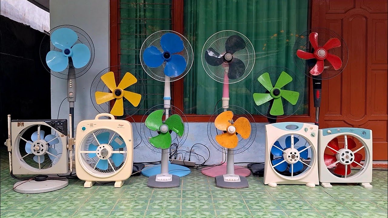 Kipas angin box 12 inchi dan 16 onchi