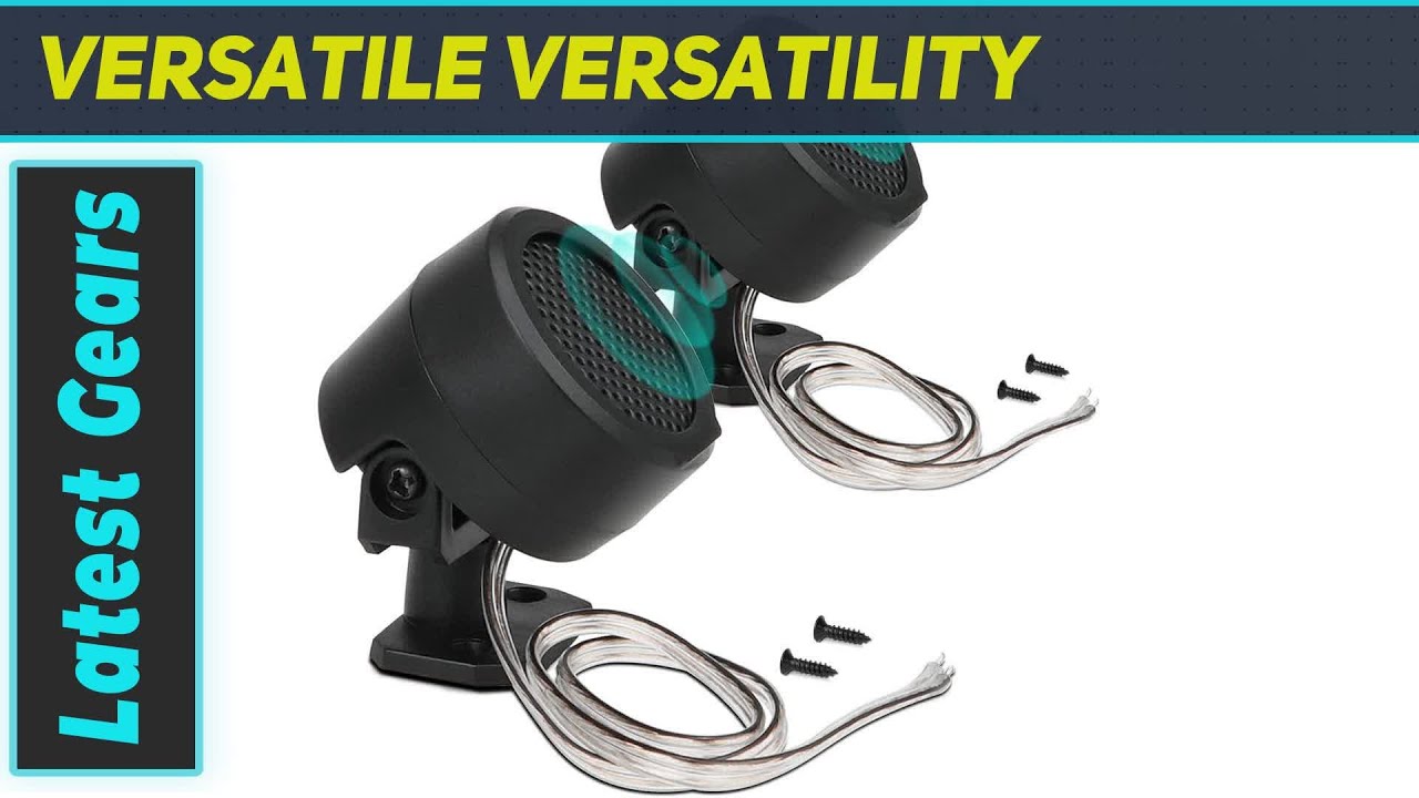 2 External Tweeters For Enhanced Treble Sound In Audio - View #8