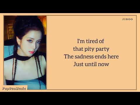 JISOO TEARS Lyrics English Translation PopDuoMusic 
