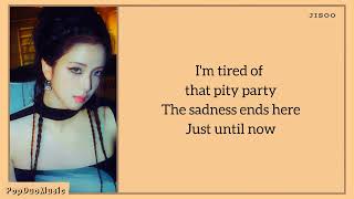 JISOO - TEARS Lyrics (English Translation) | PopDuoMusic