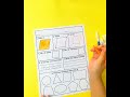 2D Shapes Worksheets & Anchor Charts | Recognition and Attributes Practice
