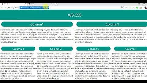 complete griding using w3css | HTML5 and CSS Libraries