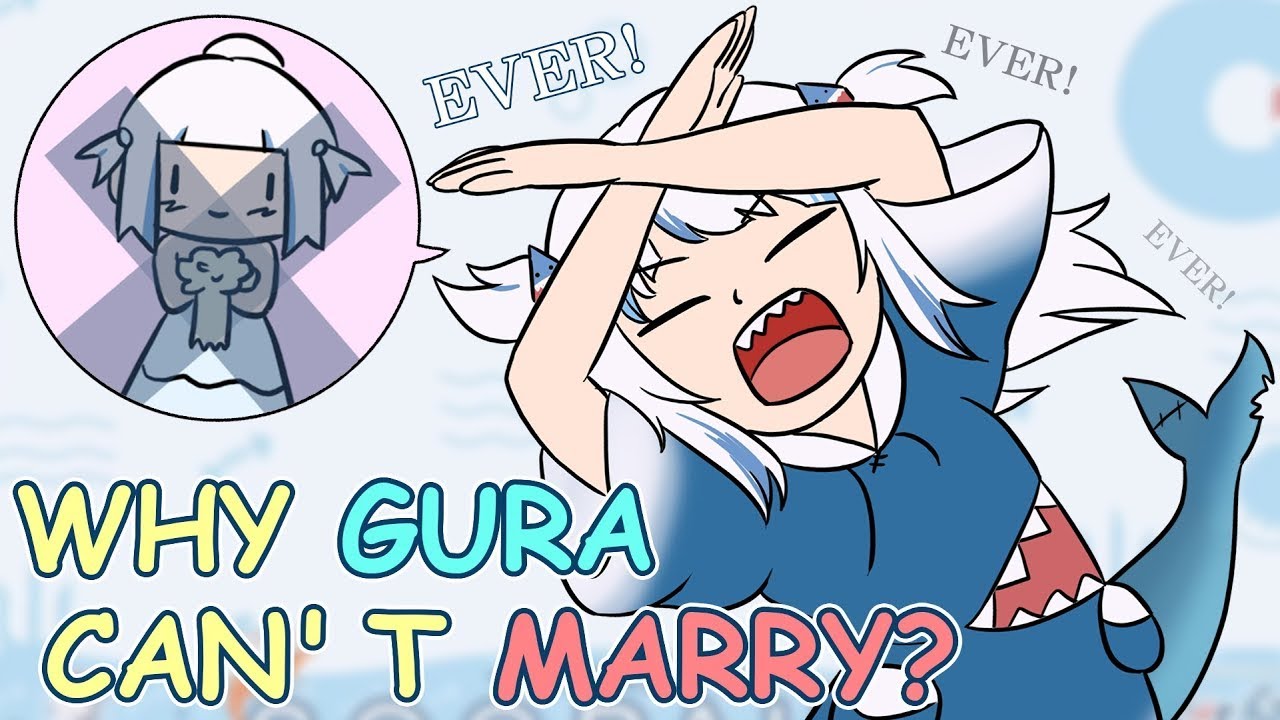 Why GURA can't marry? | hololive animation 