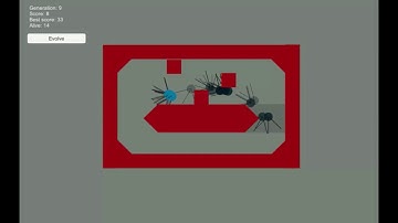 Genetic evolution for obstacle avoidance