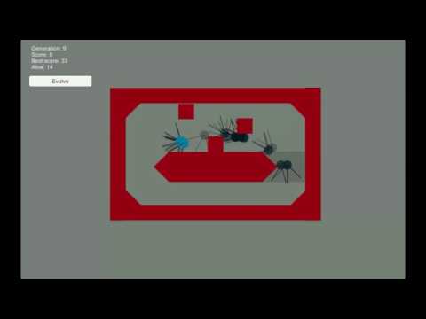 Genetic evolution for obstacle avoidance