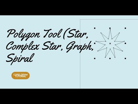 Polygon Tool (Star, Complex Star, Graph, Spiral) - CorelDRAW