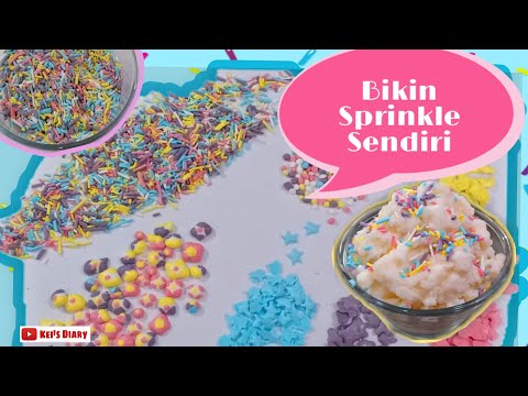 Cara bikin sprinkles (Meses) sendiri