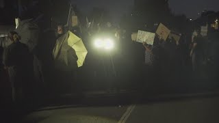 Protesters gather on UC Davis campus as controversial former athlete speaks at event