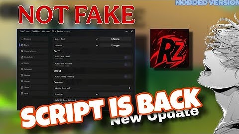 BLOX FRUIT 🔥- New Update Redz Hub Script Auto level Aura Farming + Aimbot skill