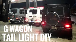 How to change tail lights on Mercedes G Class