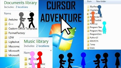 Short Animation - Cursor Adventure #1