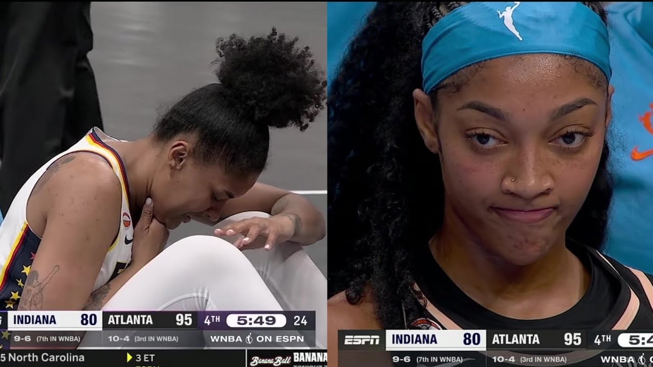 😱 FLAGRANT, Angel Reese ELBOWS Dantas in THROAT | Atlanta Dream WNBA