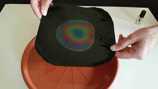 BTW experiment   soap bubble, oil drop, non newtonian fluids
