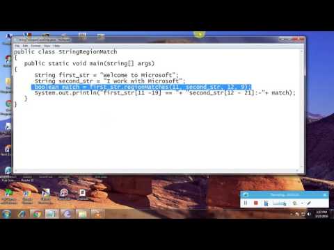 Write A Java Program To Match Regions In Strings 38