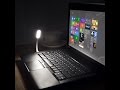Подсветка для клавиатуры ноутбука. Гибкий мини фонарь