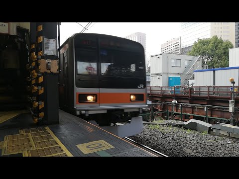 初運用!209系1000番台中央線　トタ81編成　快速東京行き　お茶の水到着