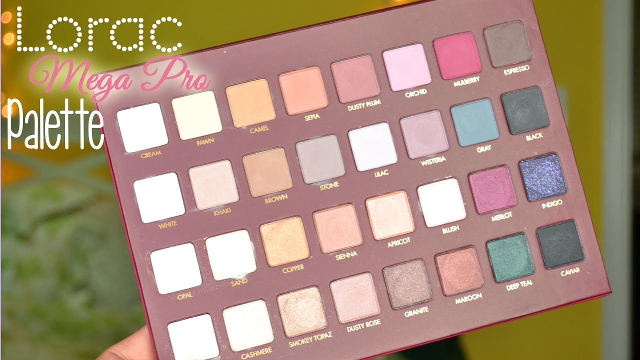 ♡ Lorac Mega Pro Palette & Swatches !