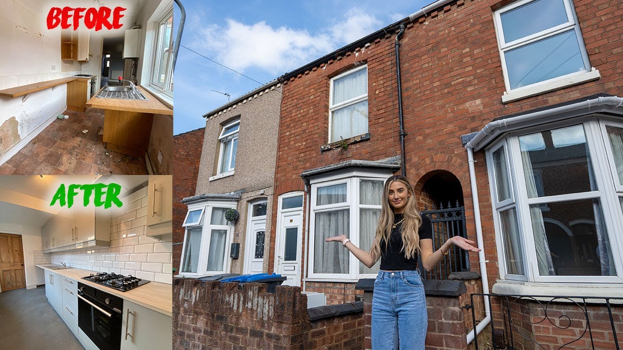 ⁣We renovated a £180,000 English terraced house | full before and after tour