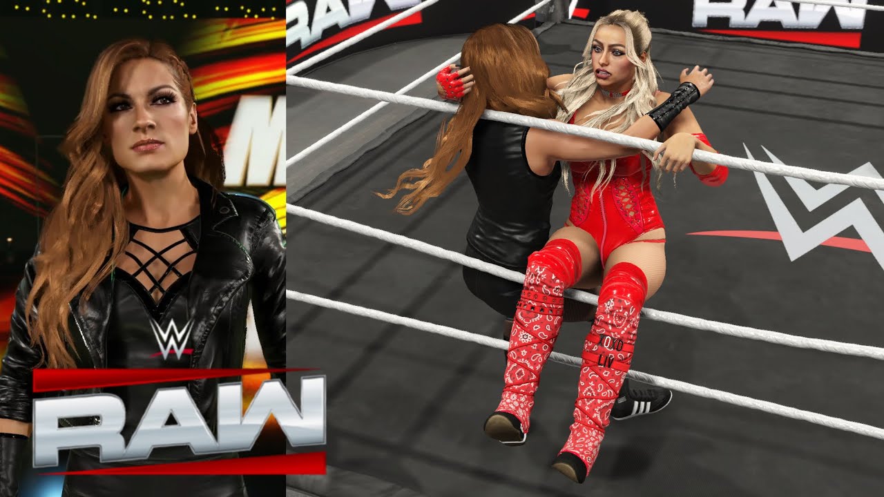 WWE 2K25 RAW - BECKY LYNCH RETURNS TO RAW AND TALKS WITH LIV MORGAN