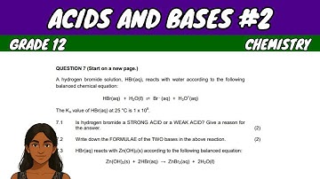 Acids and Bases #2 | Grade 12 Chemistry