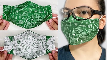 NO GAP and NO FOG on Glasses 3D Face Mask with FILTER POCKET!