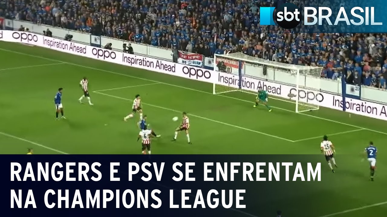 TV Tambaú/SBT transmite Rangers x PSV no playoff da Champions - Portal T5