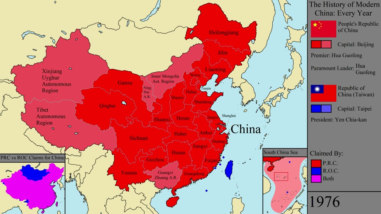 The History of Modern China: Every Year - YouTube