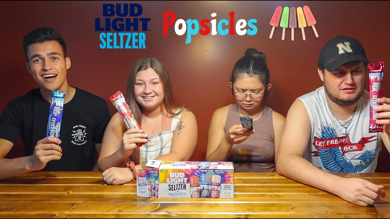Trying Bud Light Seltzer Popsicles!!