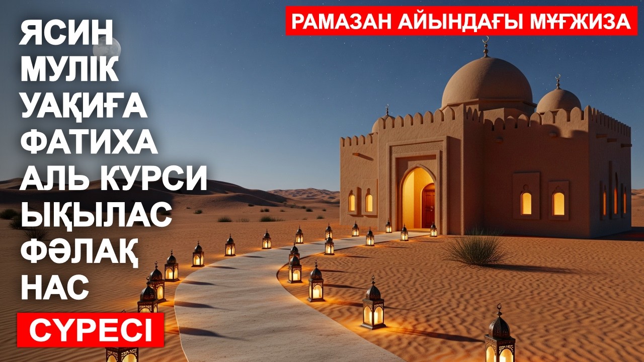 РАМАЗАН АЙЫНДАҒЫ МҰҒЖИЗА ❤🤲 ЯСИН, МҮЛК, УАҚИҒА, ФАТИХА, АЯТУЛЬ КУРСИ, ЫҚЫЛАС, ФӘЛАҚ, НАС ❤🤲❤ #құран