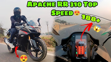Apache RR310 Top Speed Test 😱 188+ 😳 - Review RR310 😍!!