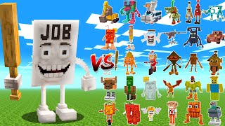 картинка: ДЖОБ ДЖОБ САХУР против ВСЕХ НОВЫХ БОССОВ BRAINROT! Битва мобов в Minecraft
