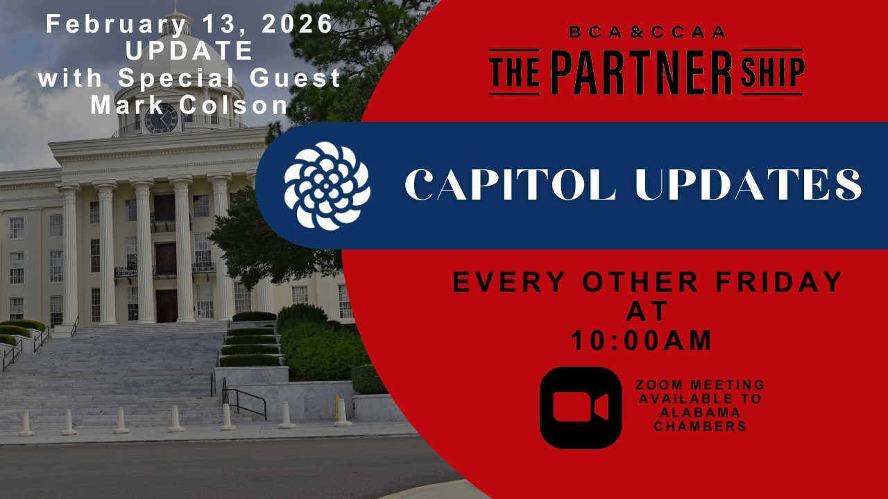 2026 Alabama Chambers Capitol Update - February 13 with Special Guest Mark Colson