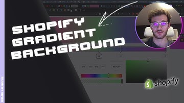 How to create a gradient background on your shopify store | EASY NO CODE (mostly)