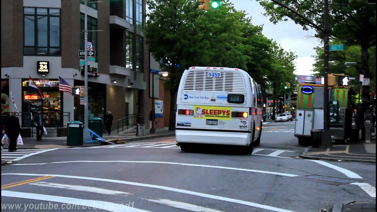 NYCTA Double NovaBus RTS On The B24 Bus At 46th 47th St