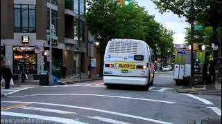 NYCTA: Double NovaBus RTS on the B24 Bus at 46th & 47th St. & Greenpoint Ave.