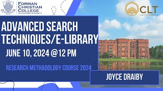Advanced Search Techniques / E-Library