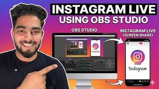Go LIVE on Instagram Using OBS (Screen Share from PC!)