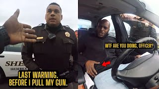 Cop Pulls Gun After Driver Refuses To Roll Down The Window