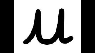 Precursive handwriting practice - u