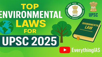 Top Environmental Laws & Schemes for UPSC Prelims 2025 | NGT, EIA, FAME, NAFCC Explained