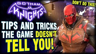 Gotham Knights - Must Know Tips That The Game Doesn't Tell You!