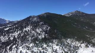 Oct 30 - Rocky Mountain National Park Smoke On Ridge Flying West - East Troublesome Thompson Zone