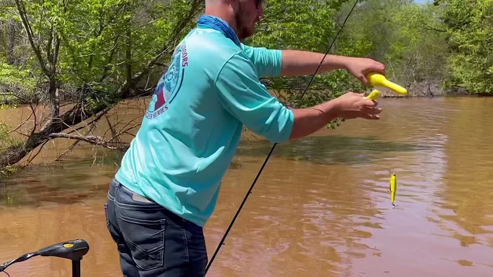 Getting a snagged lure back with RocketSlug™️ - a fishing lure retriever for above water snags
