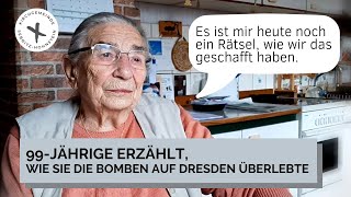 99-Jährige Erzählt Vom 13. Februar 1945 In Dresden