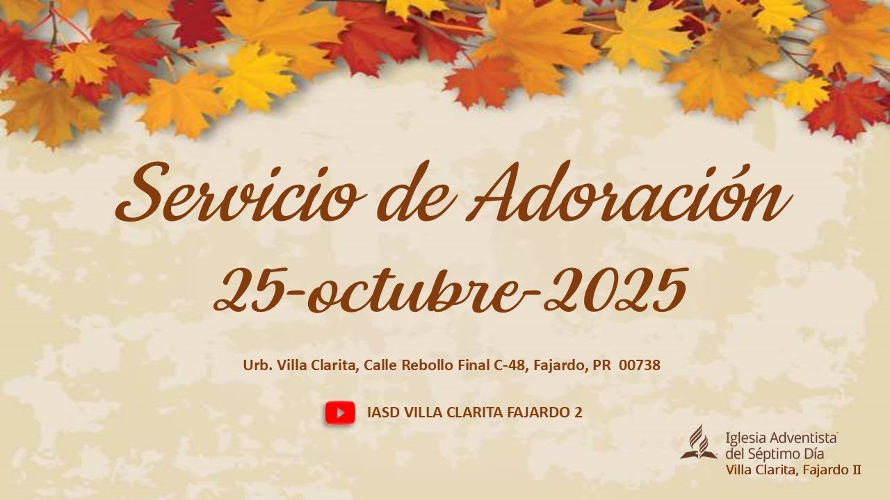 Servicio de Adoración – 25 de octubre de 2025 - YouTube