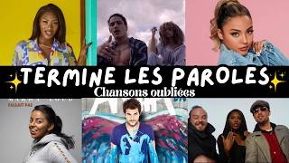Trouve Les Paroles Spécial Chansons Oubliées Impossible