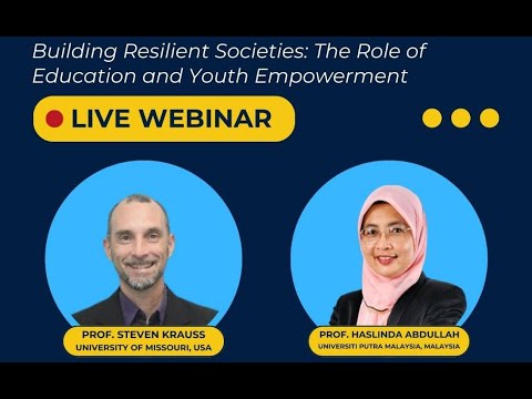 Building Resilient Societies – The Role of Education and Youth ...