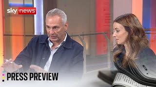Sky News Press Preview | Kevin Maguire and Annabel Denham | Wednesday 15 October 2025