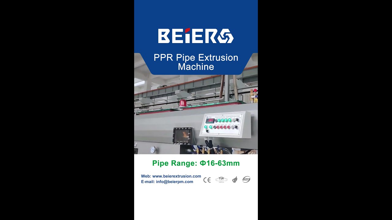 PPR Pipe Extrusion Line, PPR Plastic Pipe Extrusion Machine - BEIER Group