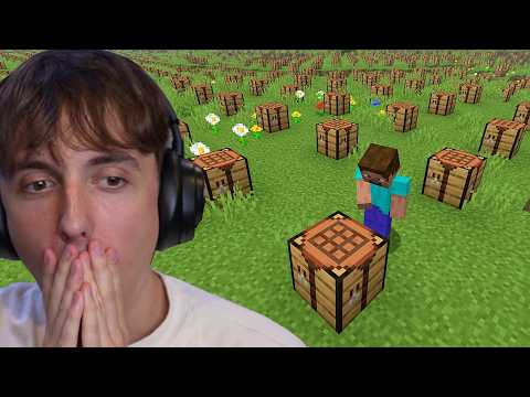 Minecraft But The World Clones Everything He Does